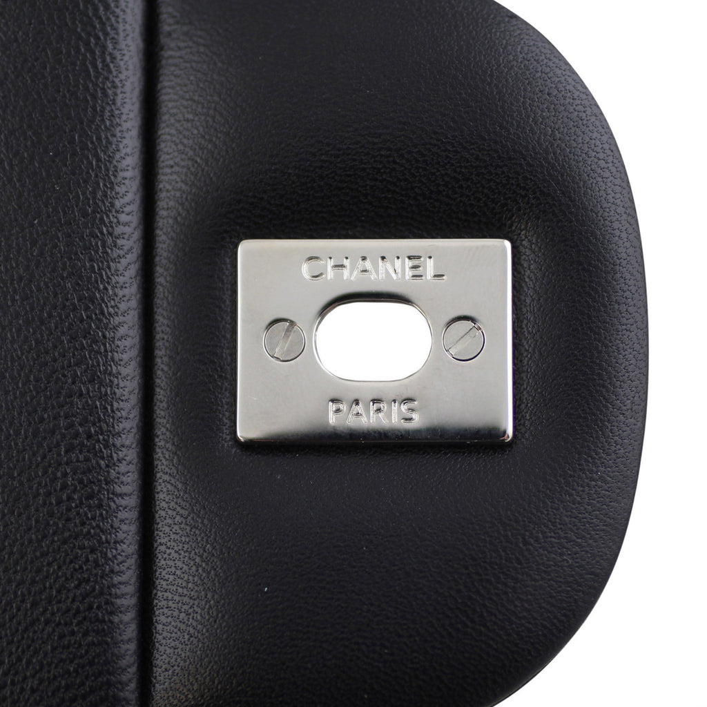 Chanel Classic Double Flap Jumbo | Black Lambskin 19 Series