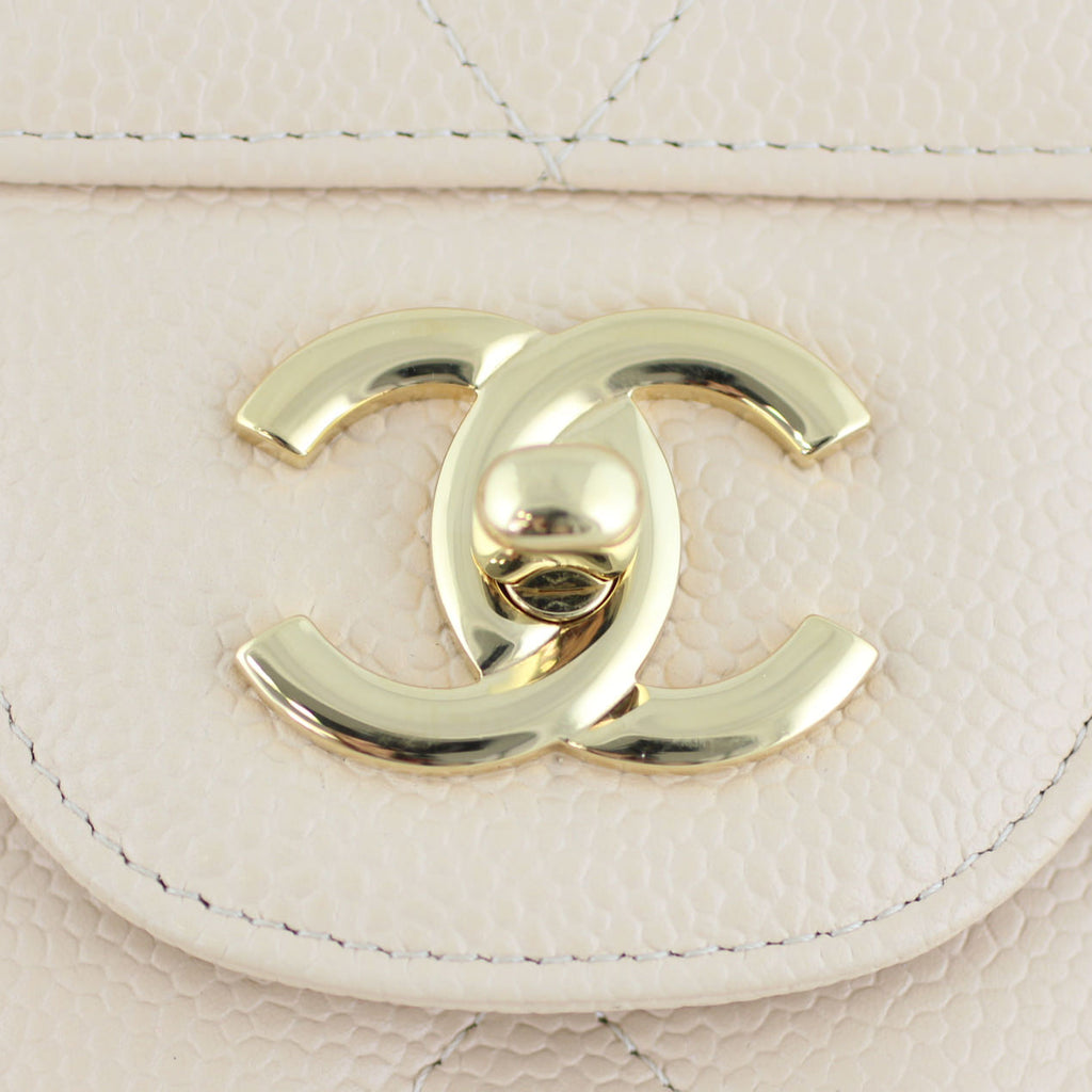 Chanel Classic Double Flap Jumbo | Nude Beige