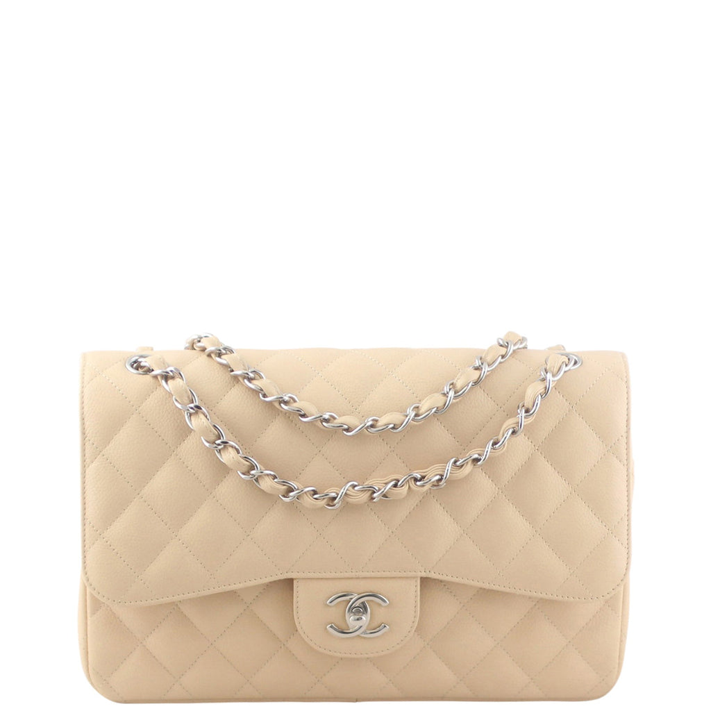 Chanel Classic Double Flap Jumbo | Beige 14 Series