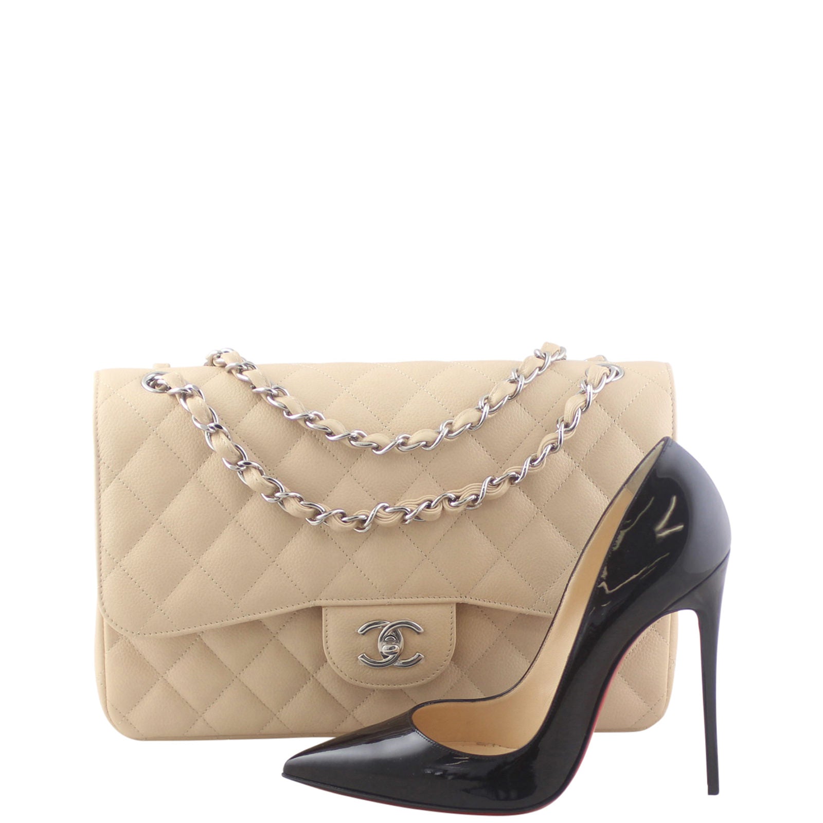 Chanel Classic Double Flap Jumbo | Beige 14 Series