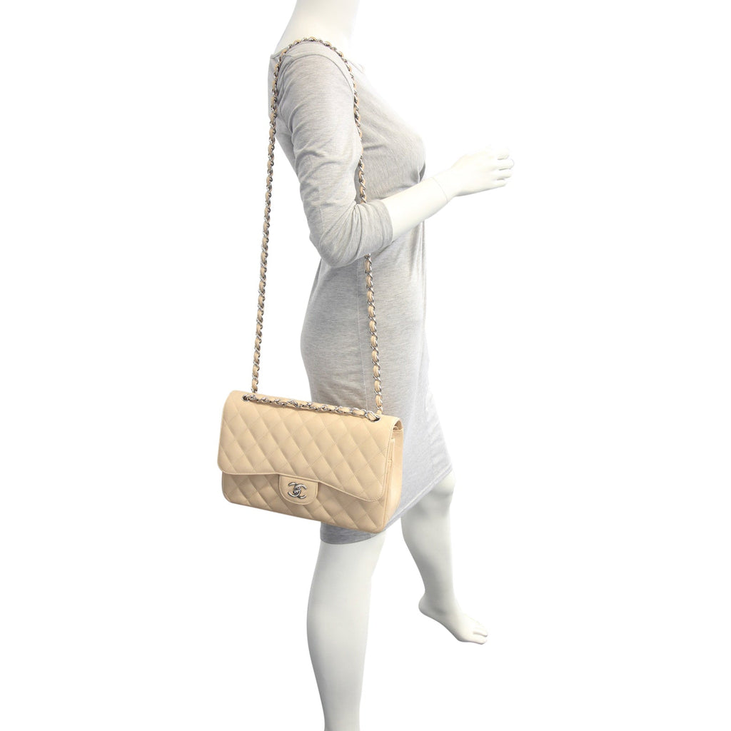 Chanel Classic Double Flap Jumbo | Beige 14 Series