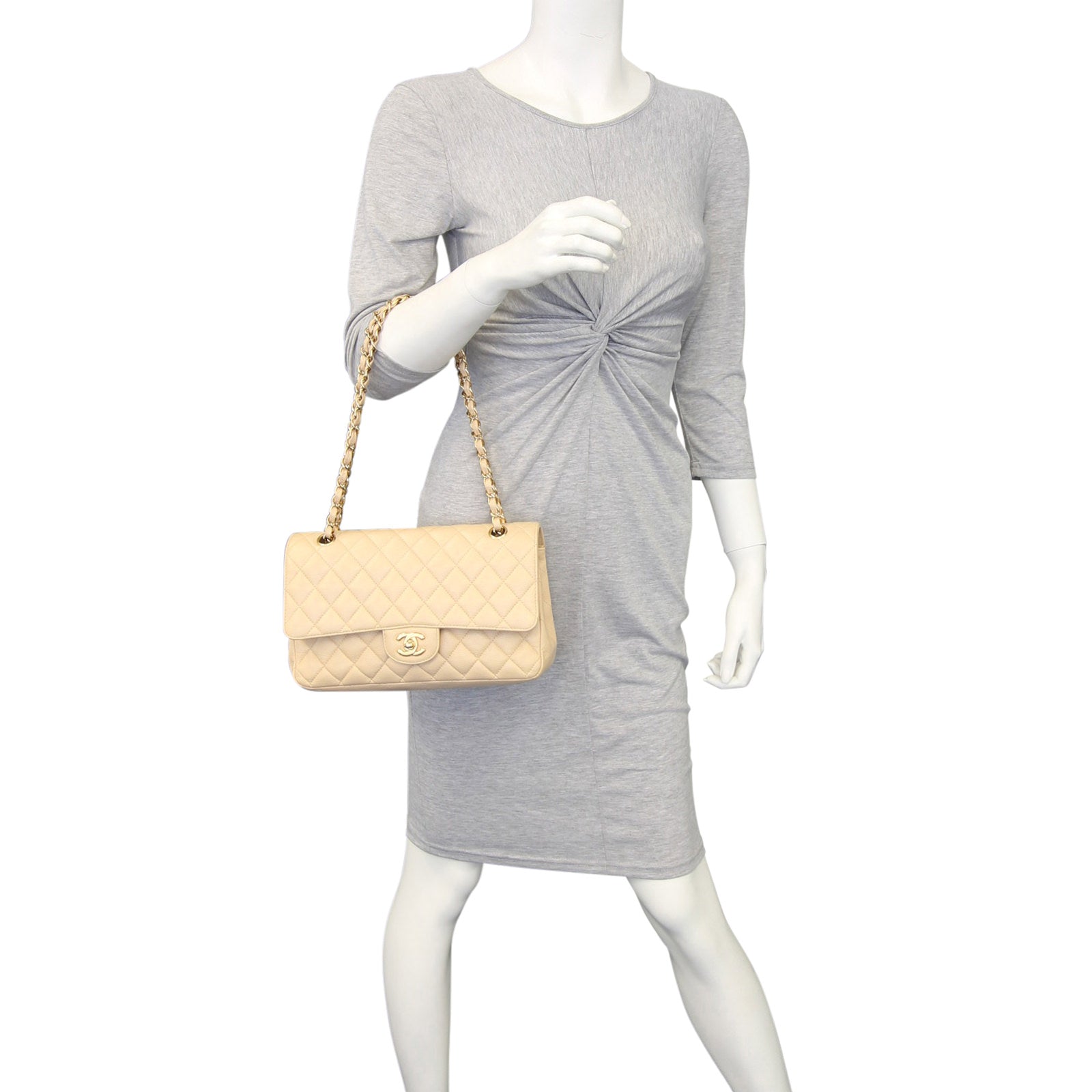 Chanel Classic Double Flap Medium | 13 Series Beige