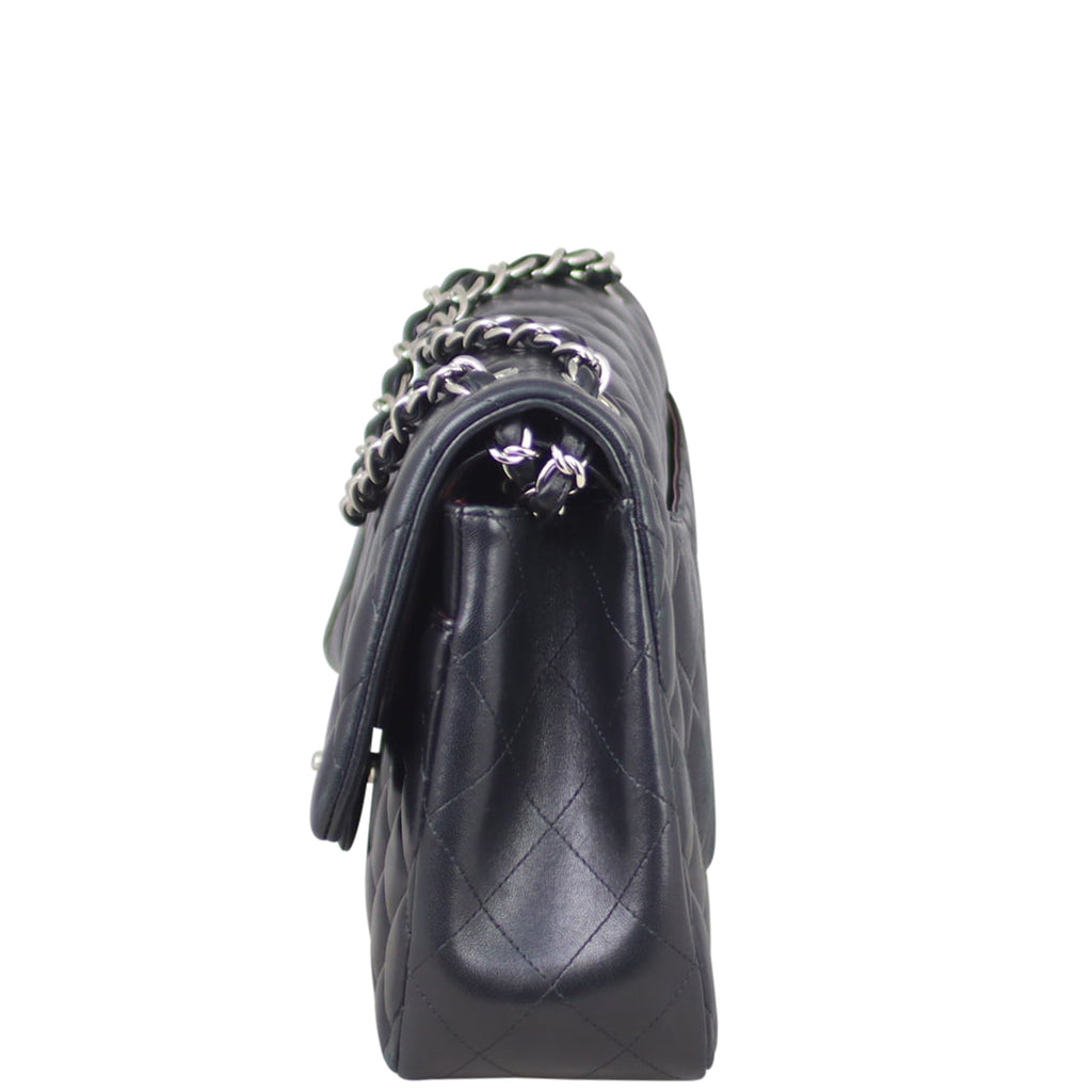 Chanel Classic Double Flap Jumbo | Black Lambskin 15 Series