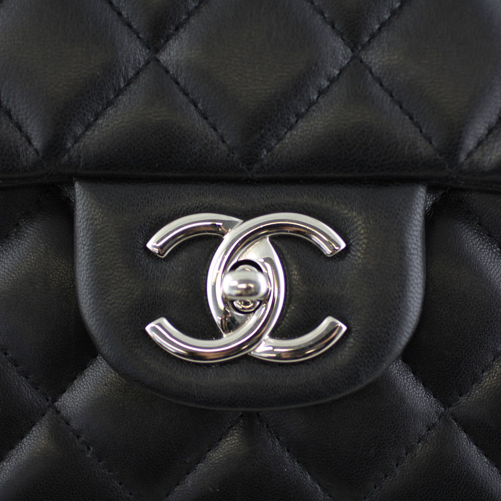 Chanel Classic Double Flap Maxi | Black Lambskin 14 Series