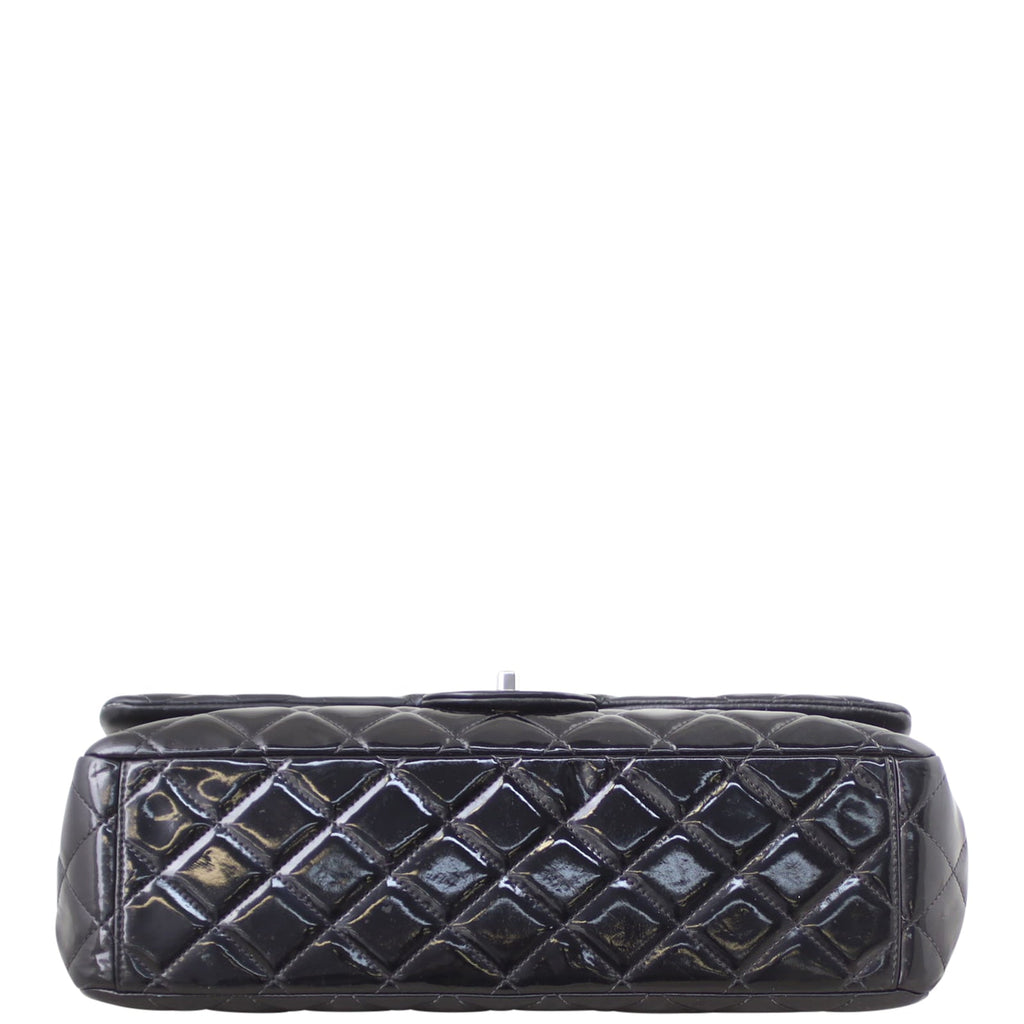 Chanel Classic Double Flap Maxi | Black Patent