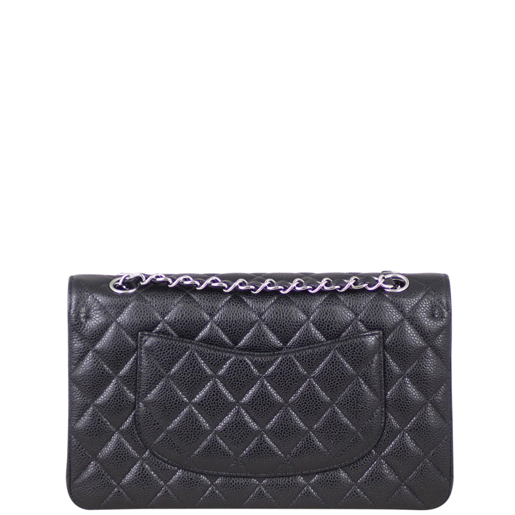 Chanel Classic Double Flap Medium | 13 Series Black Silver Hardware