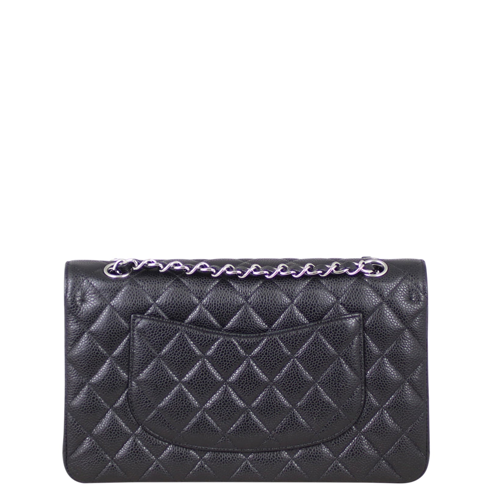 Chanel Classic Double Flap Medium | 13 Series Black Silver Hardware