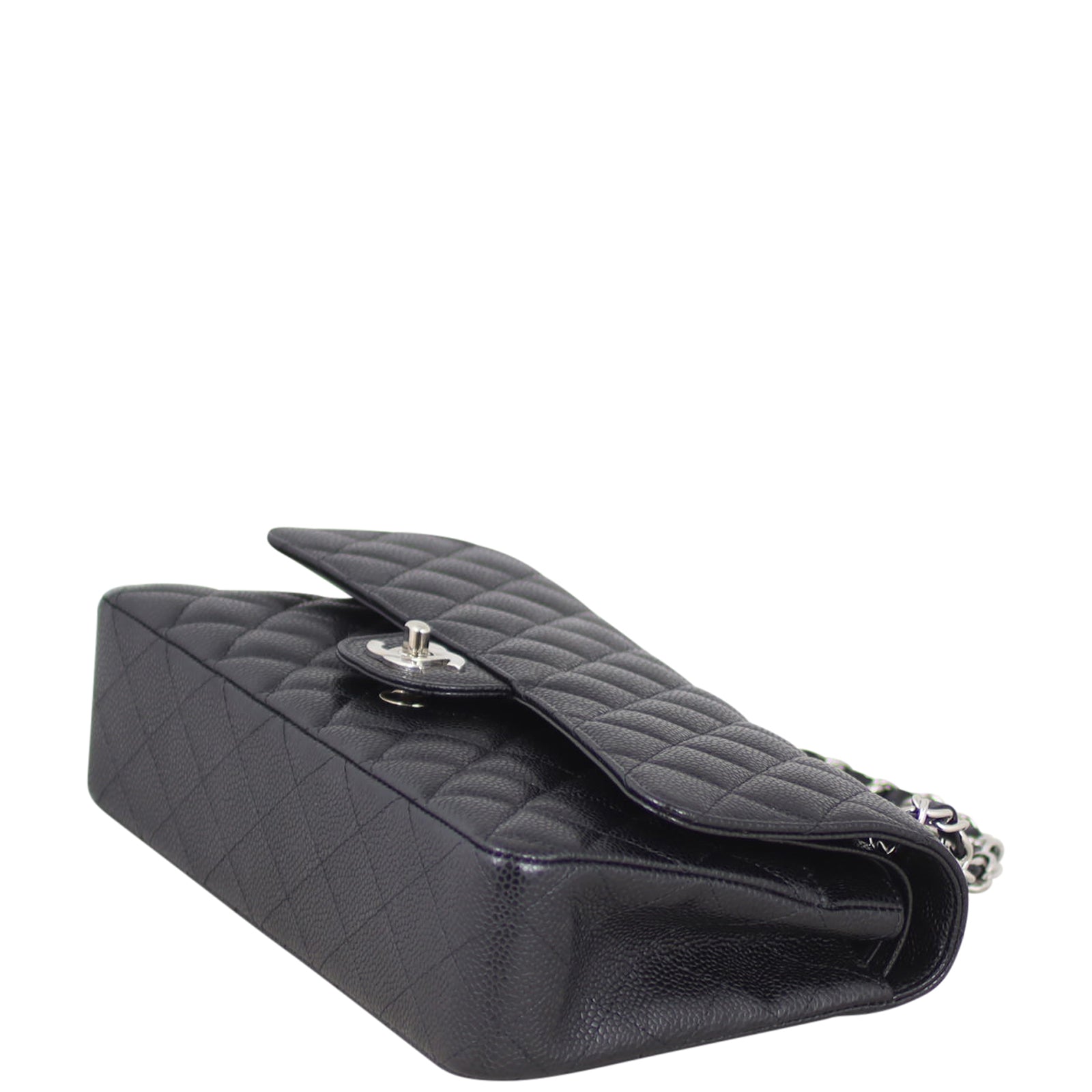 Chanel Classic Double Flap Medium | 13 Series Black Silver Hardware
