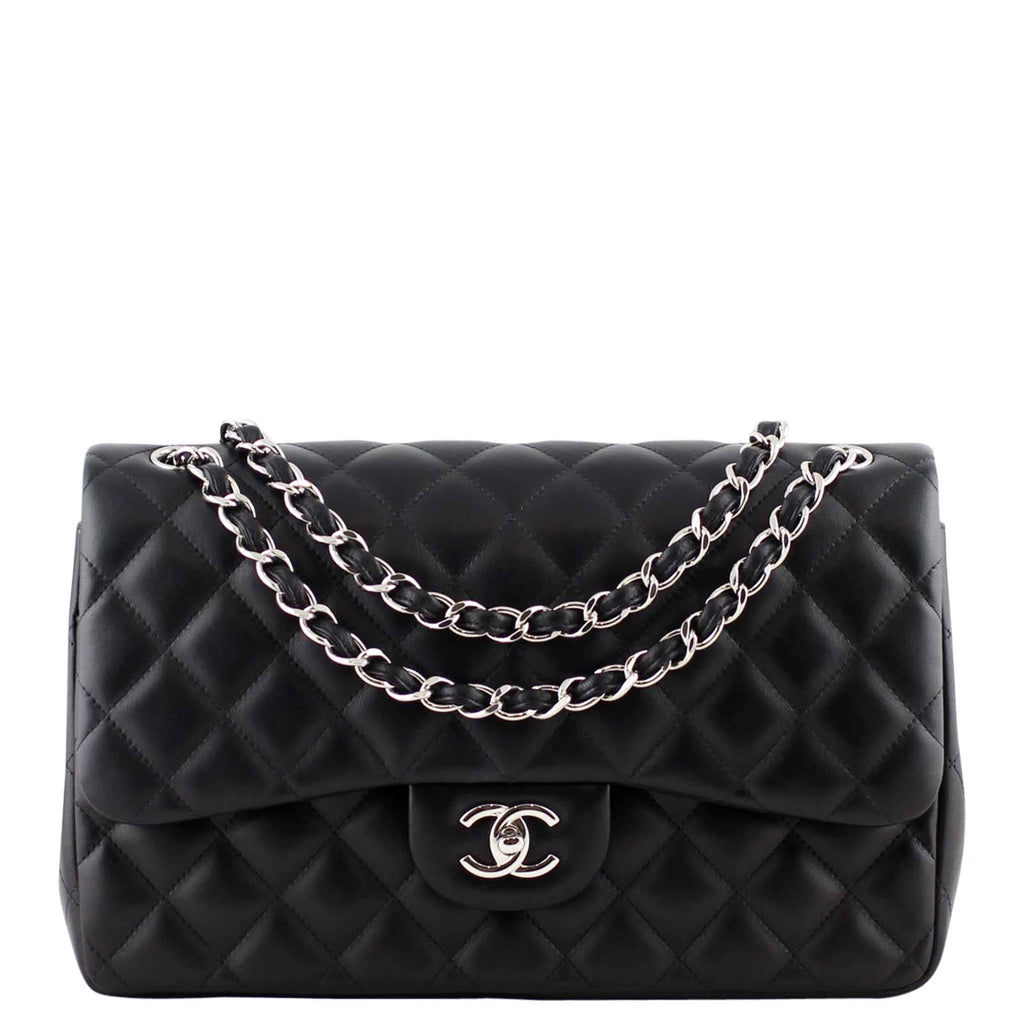 Chanel Classic Double Flap Jumbo | Black 18 Series