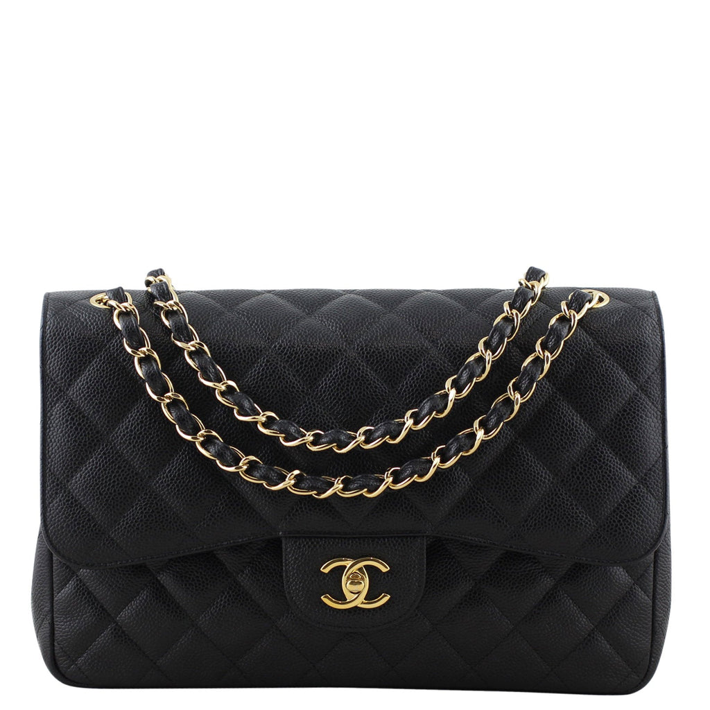 Chanel Classic Double Flap Jumbo | Black 14 Series