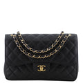 Chanel Classic Double Flap Jumbo | Black 14 Series