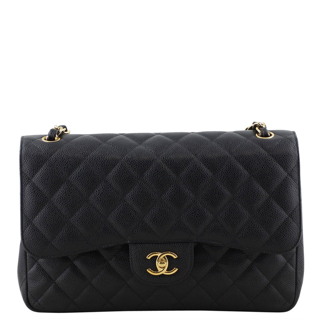 Chanel Classic Double Flap Jumbo | Black 14 Series