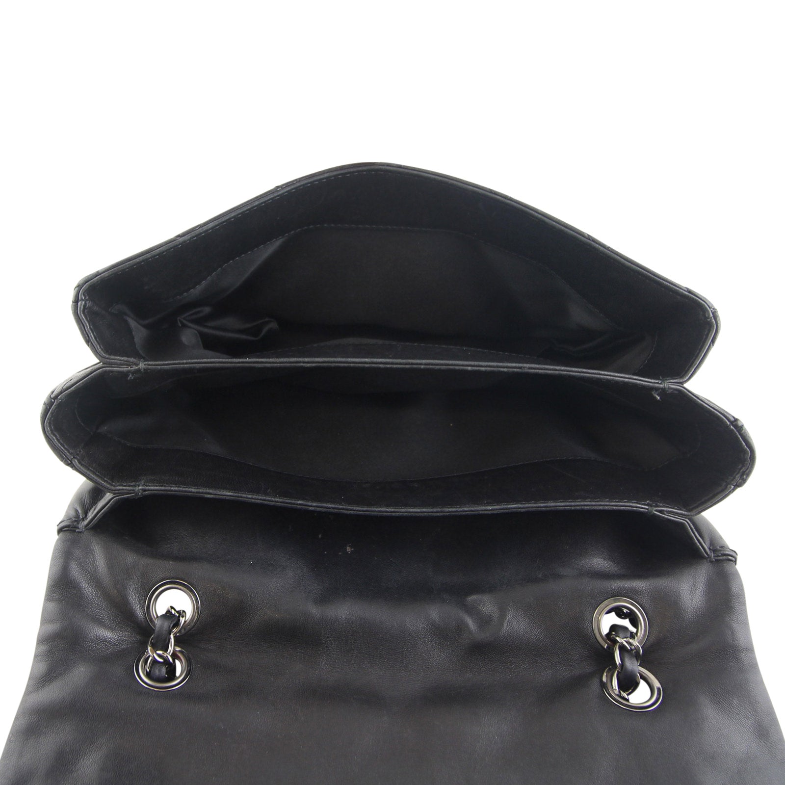 Chanel Soft Quilted Three-Pouch Flap Bag