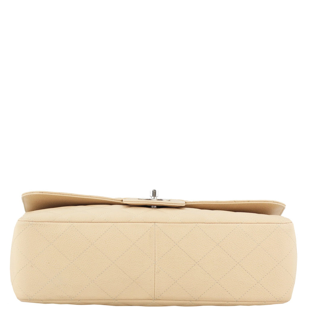 Chanel Classic Single Flap Jumbo |  Nude Beige