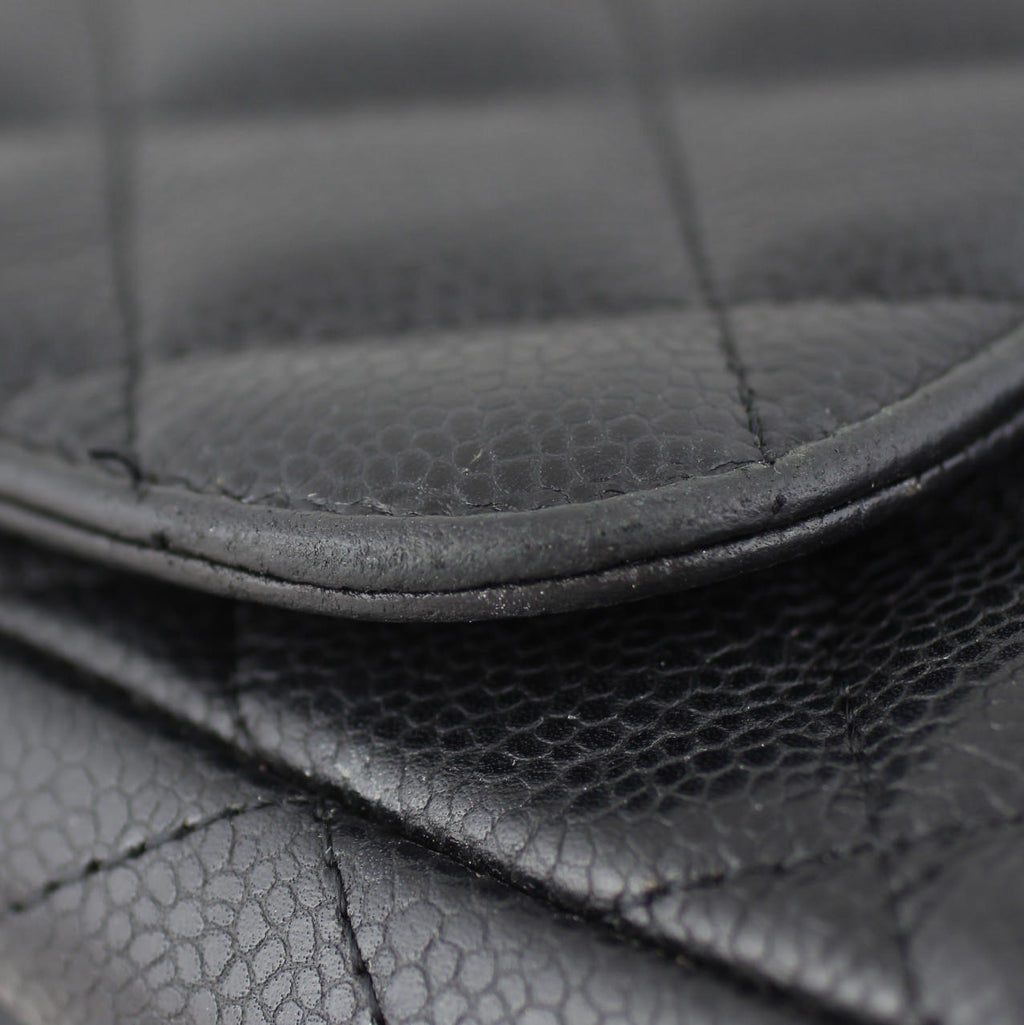Chanel Classic Single Flap Jumbo | Caviar 13 Series