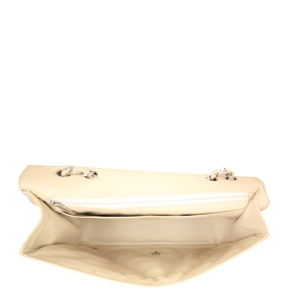 Chanel Classic Single Flap Jumbo |  Nude Beige