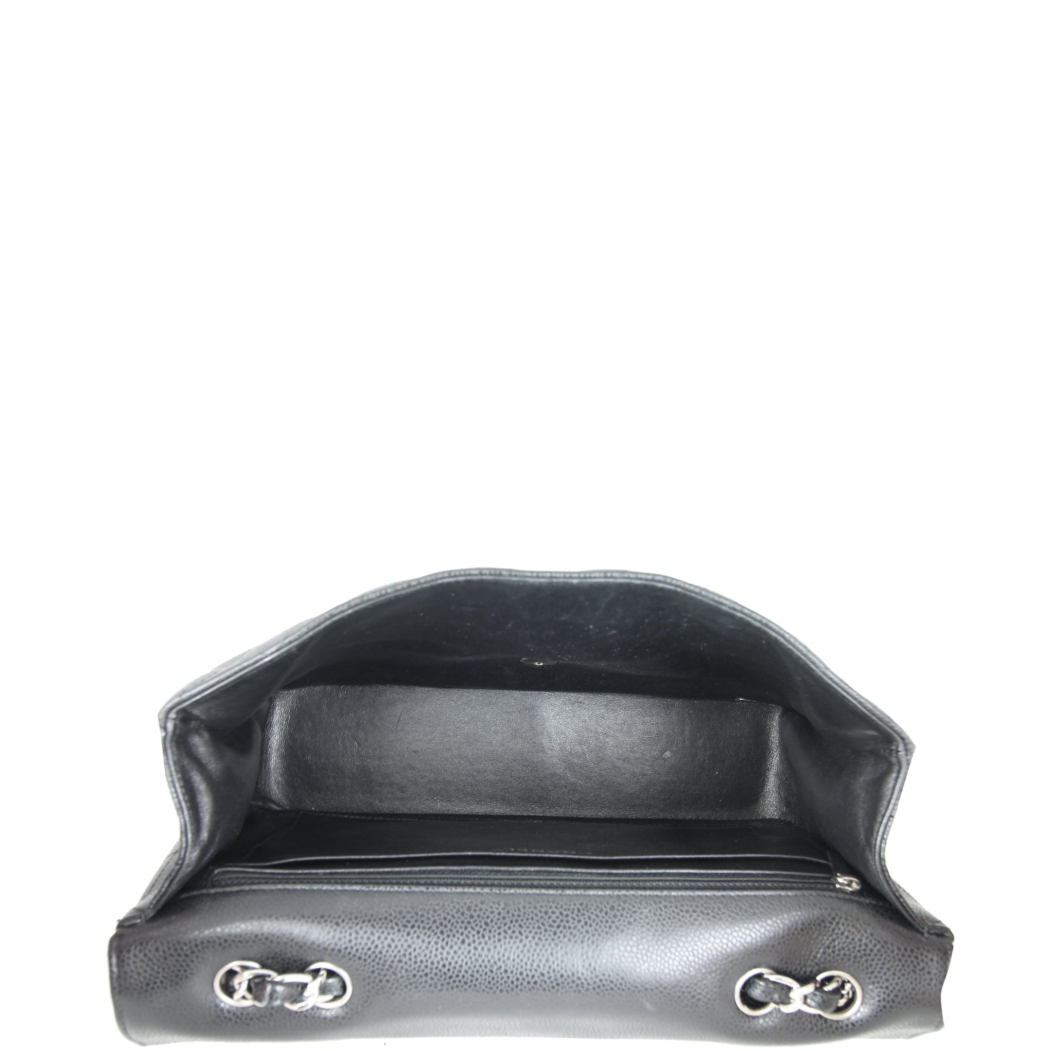 Chanel Classic Single Flap Jumbo | Black Caviar 13 Series