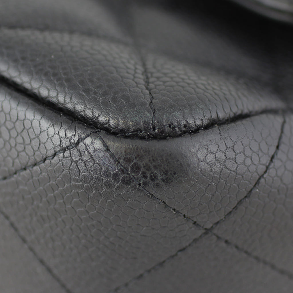 Chanel Classic Single Flap Jumbo | Caviar 13 Series