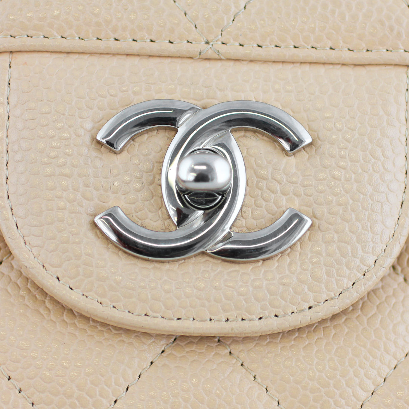 Chanel Classic Single Flap Jumbo |  Nude Beige