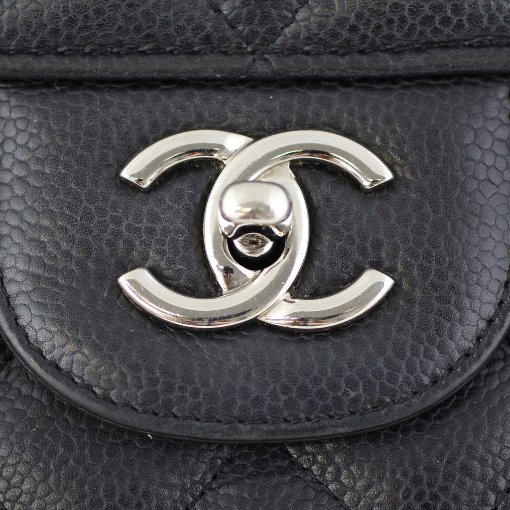 Chanel Classic Single Flap Jumbo | Caviar 13 Series