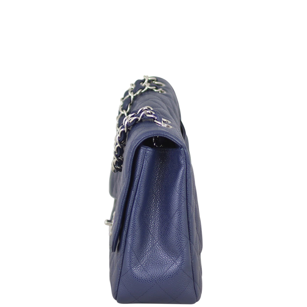 Chanel Classic Single Flap Jumbo | Navy Blue