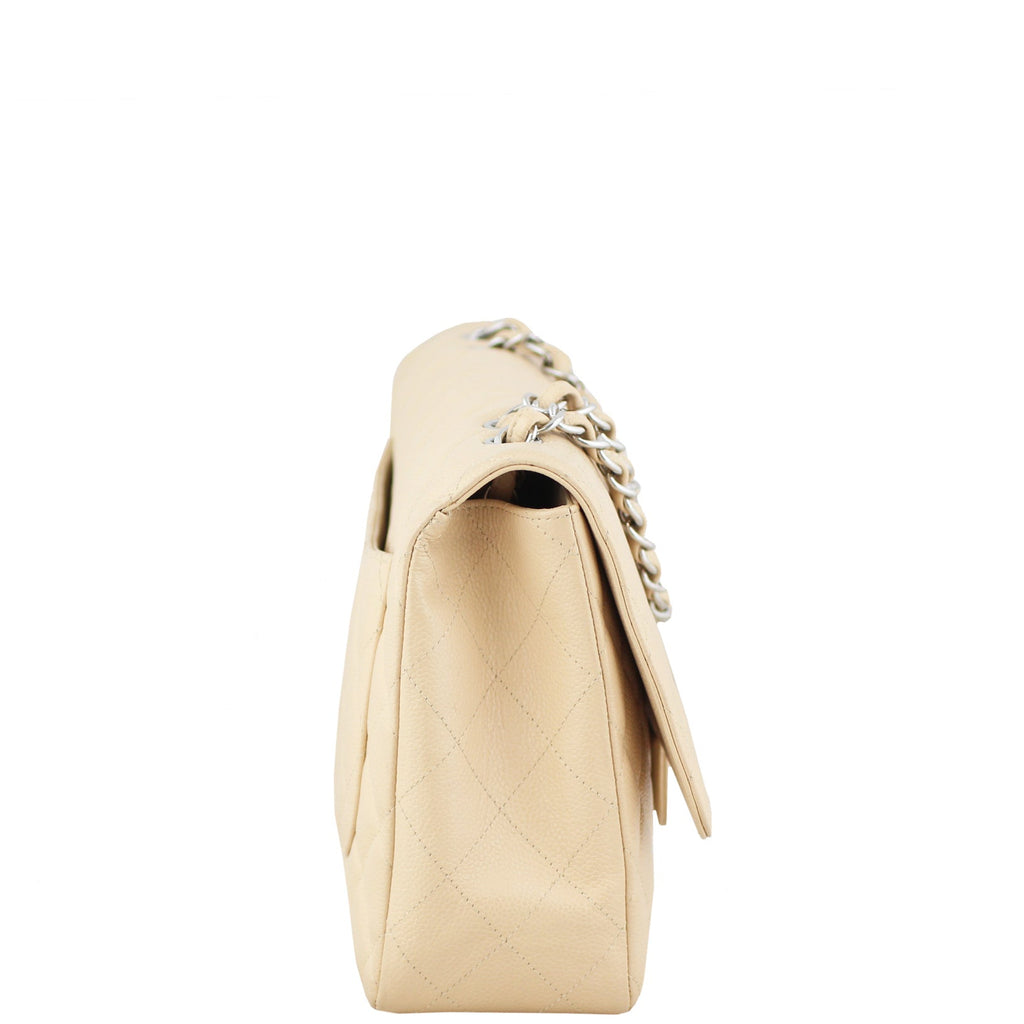 Chanel Classic Single Flap Jumbo |  Nude Beige