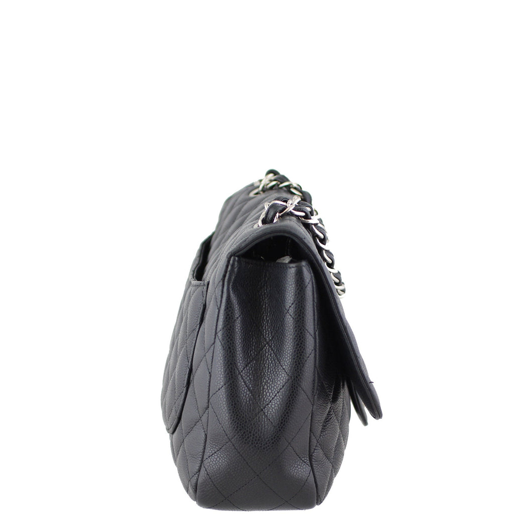 Chanel Classic Single Flap Jumbo | Caviar 13 Series