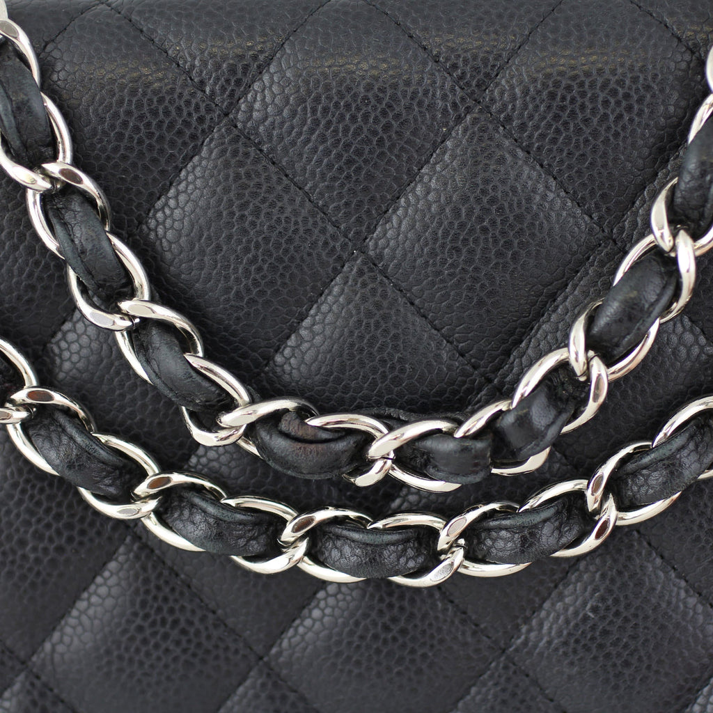 Chanel Classic Single Flap Jumbo | Caviar 13 Series