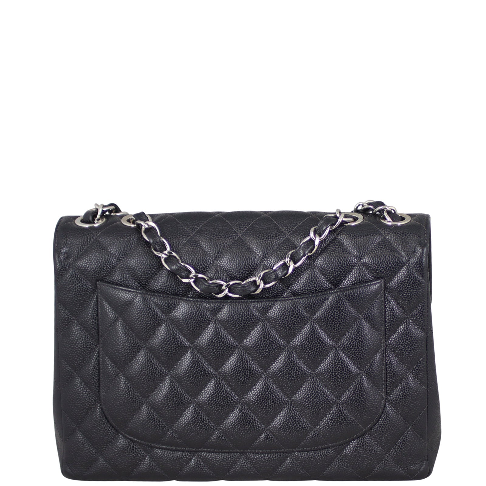 Chanel Classic Single Flap Jumbo | Black Vintage 9 series