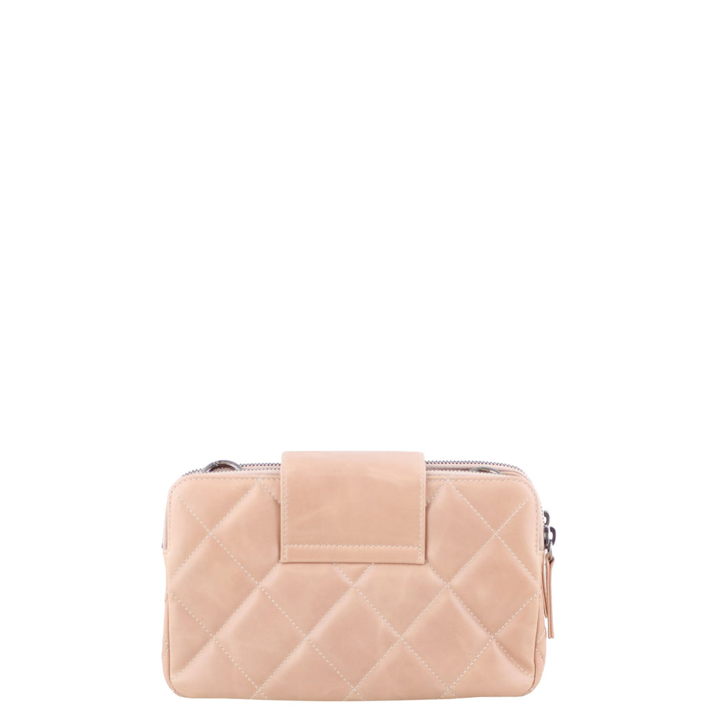 Chanel Double Zip Crossbody Bag
