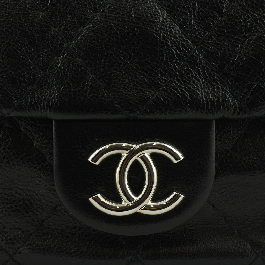 Chanel Top Handle Flap Bag Large
