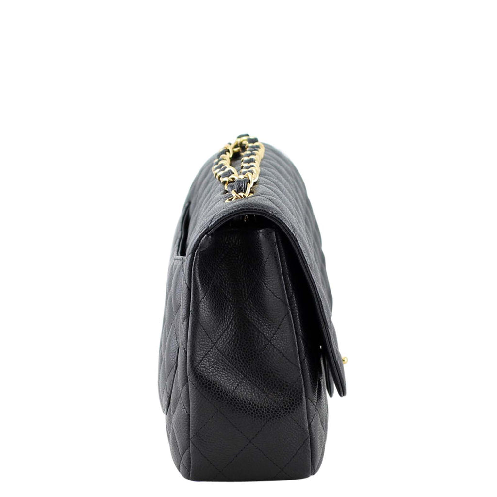 Chanel Classic Single Flap Jumbo | Black GHW 13 Series