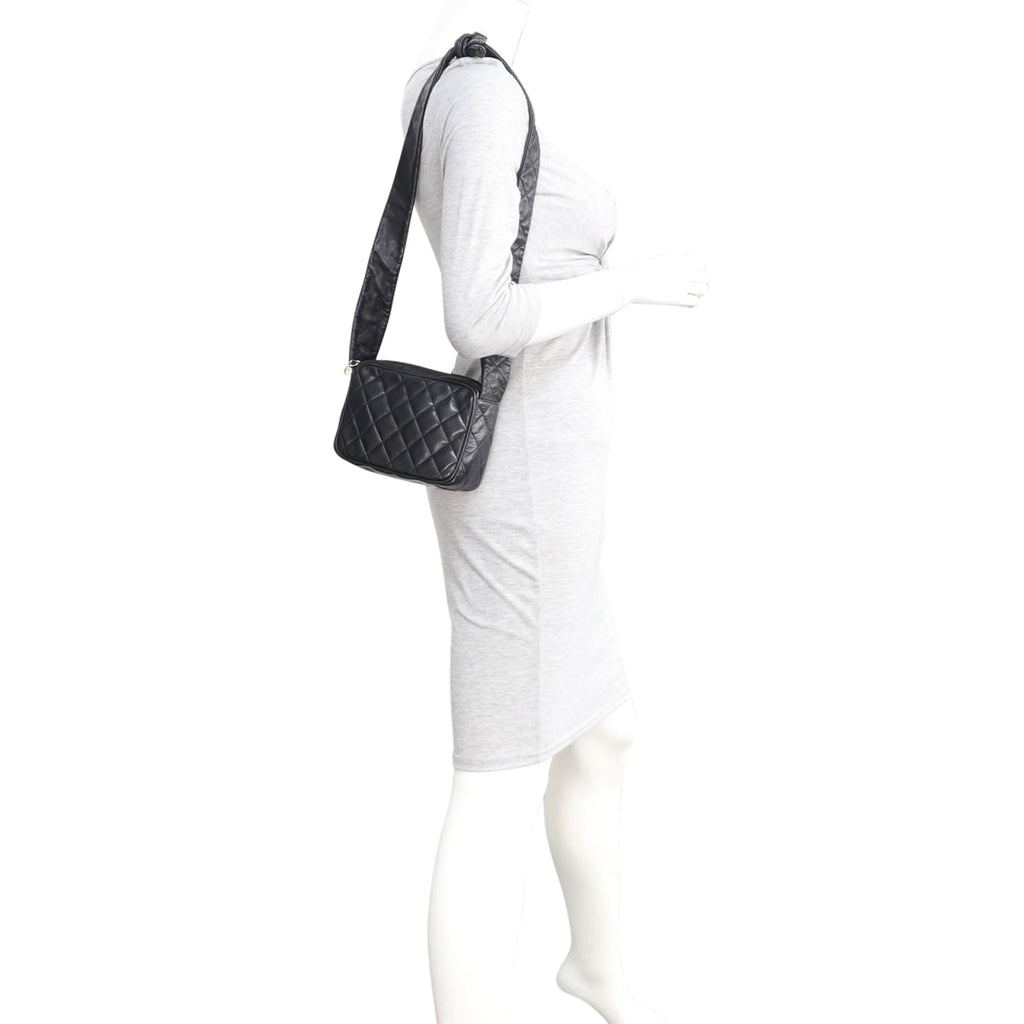 Chanel Quilted Camera Bag