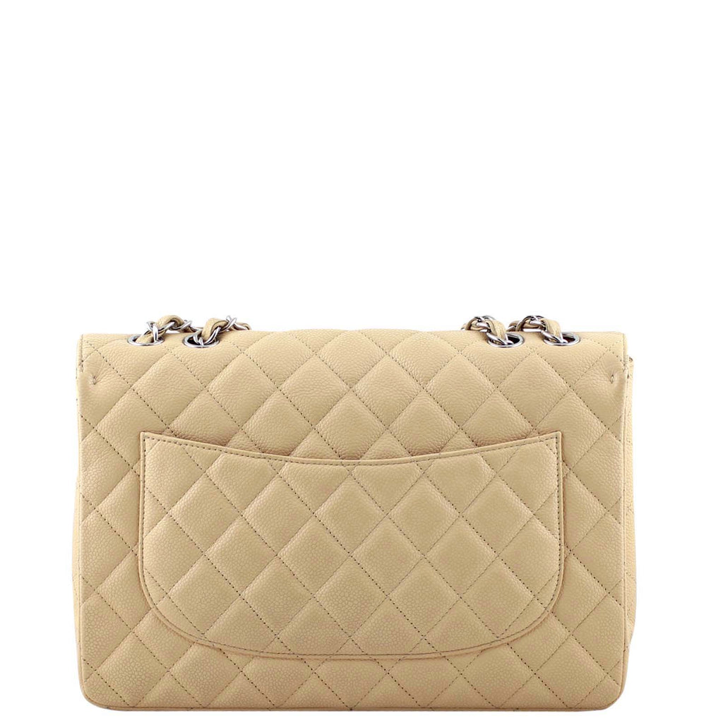 Chanel Classic Single Flap Jumbo | Beige 12 Series