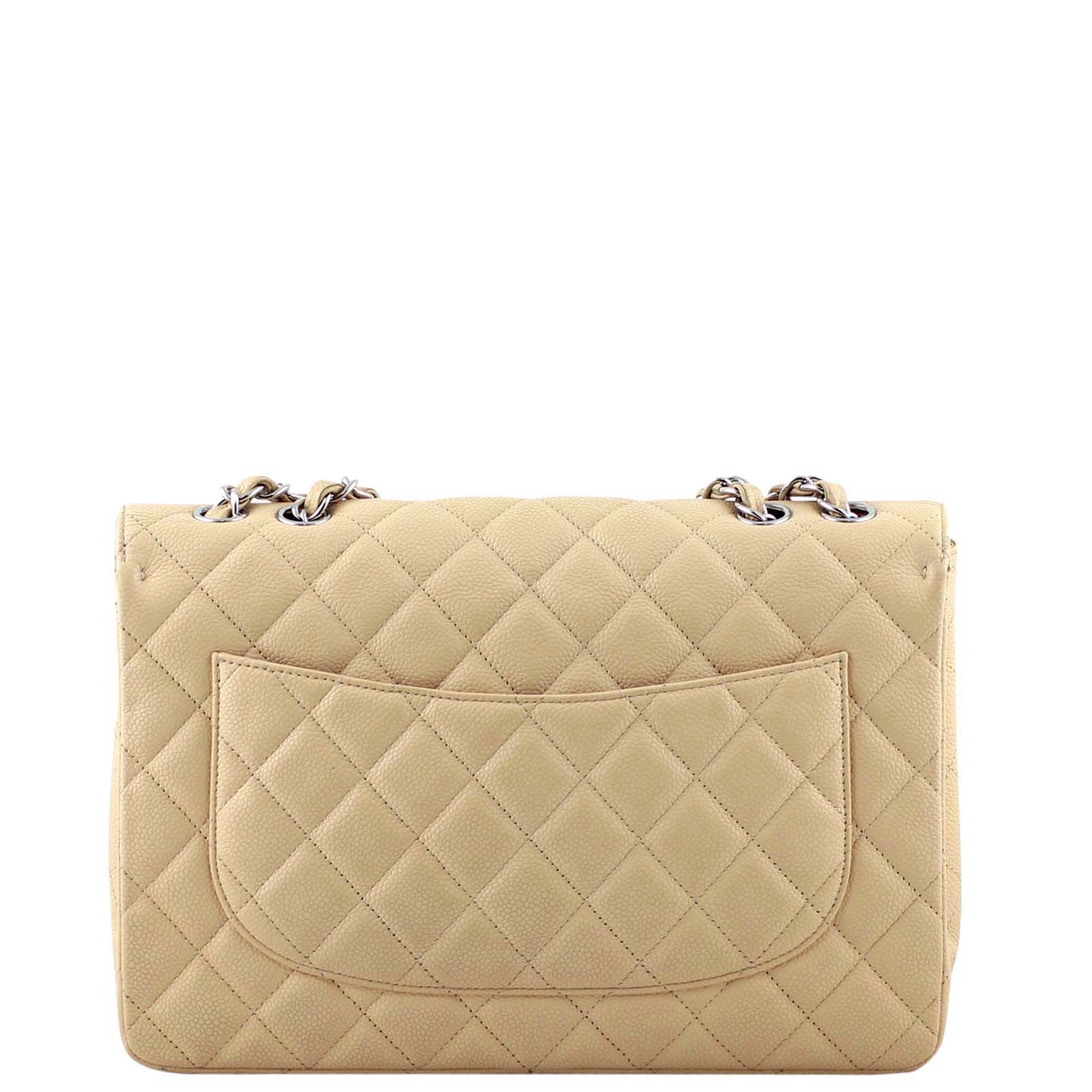 Chanel Classic Single Flap Jumbo | Beige 12 Series