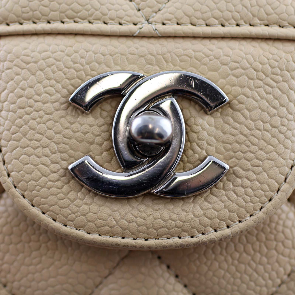 Chanel Classic Single Flap Jumbo | Beige 12 Series