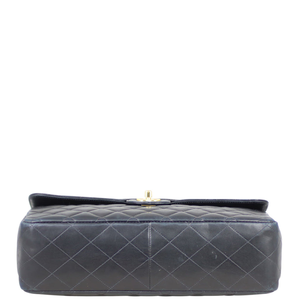 Chanel Classic Single Flap Maxi | Black Gold Hardware