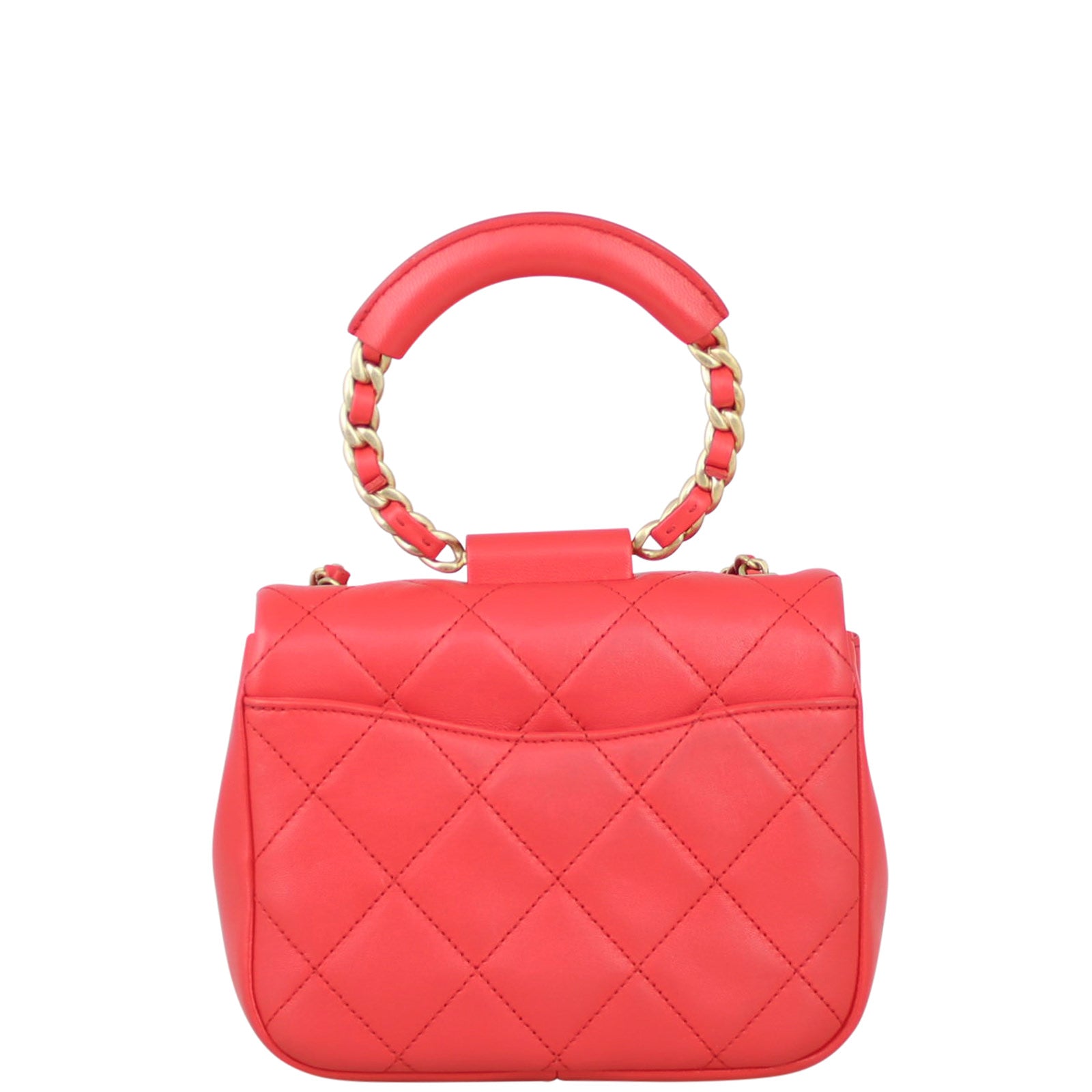 Chanel Circular Handle Small Flap Bag