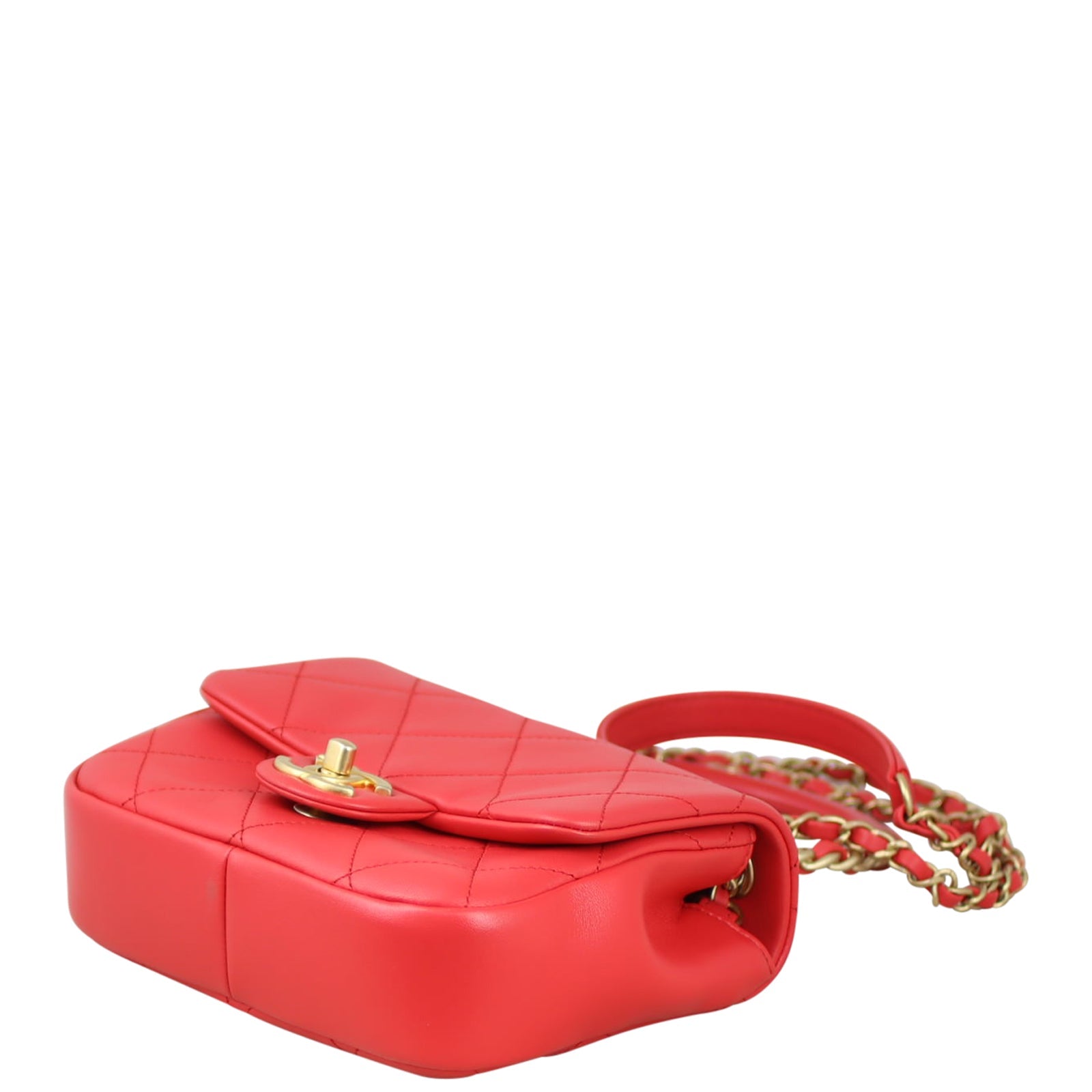 Chanel Circular Handle Small Flap Bag