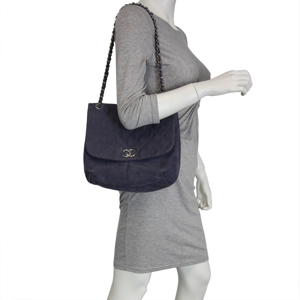 Chanel Suede Flap Bag