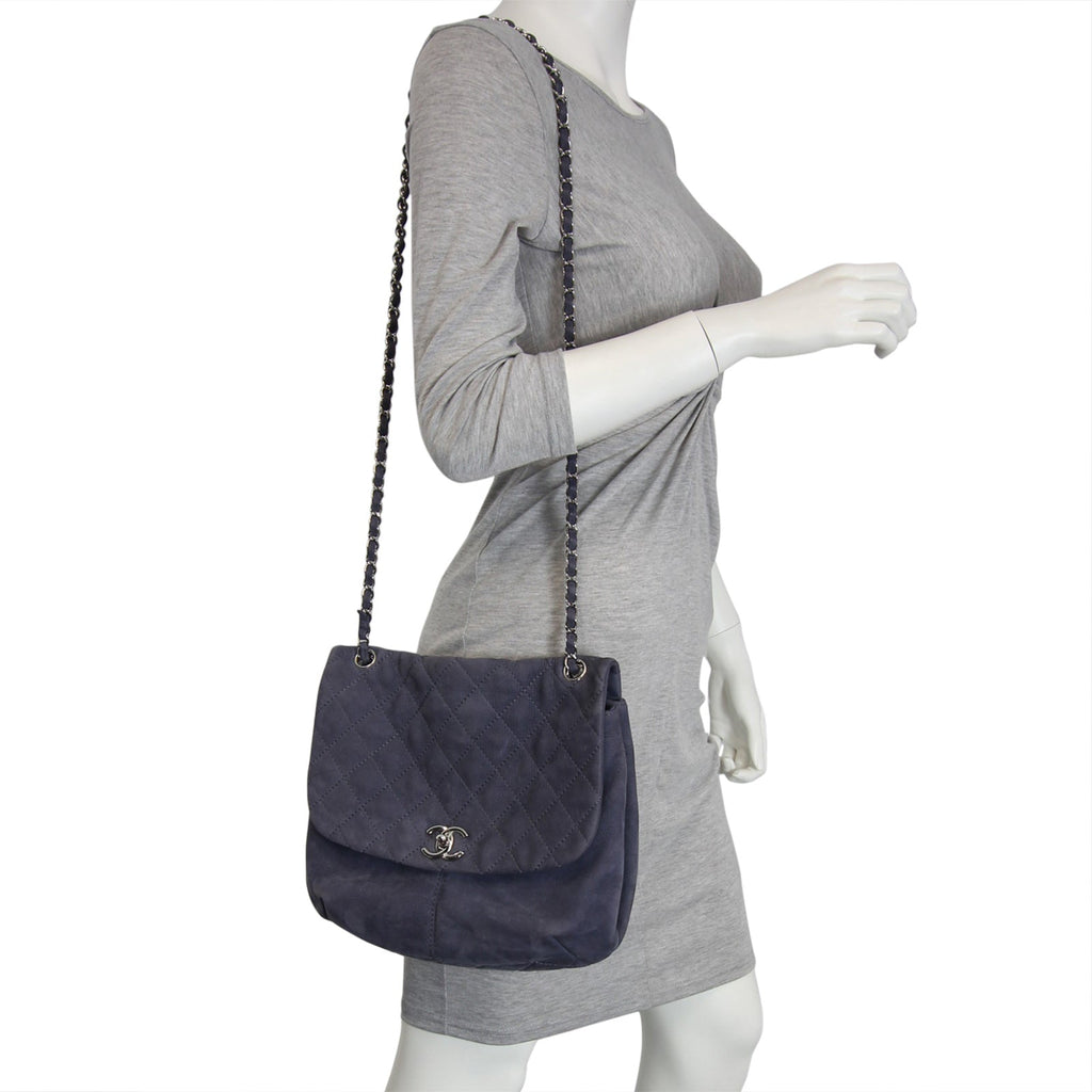 Chanel Suede Flap Bag