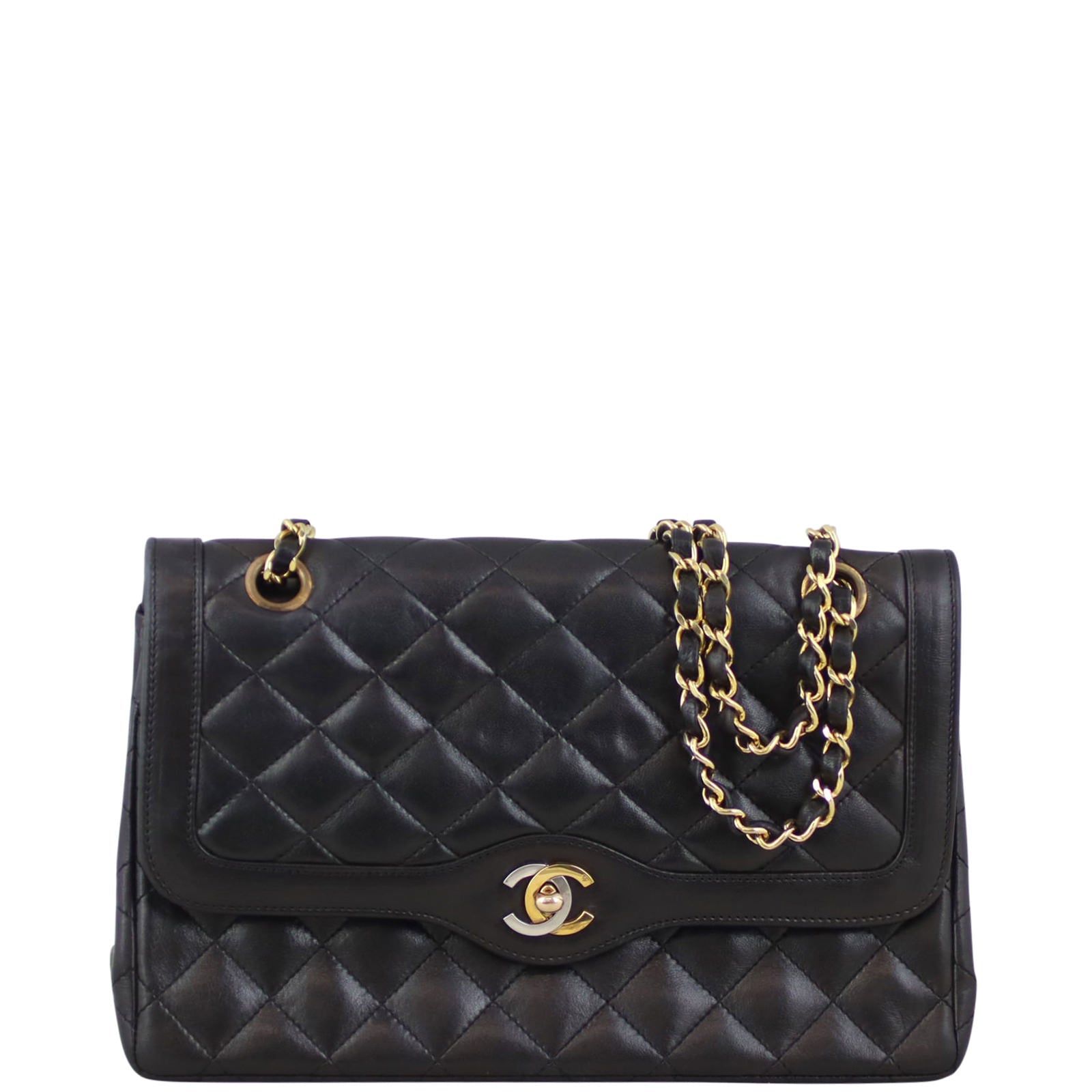 Chanel Two-Tone CC Double Flap Bag