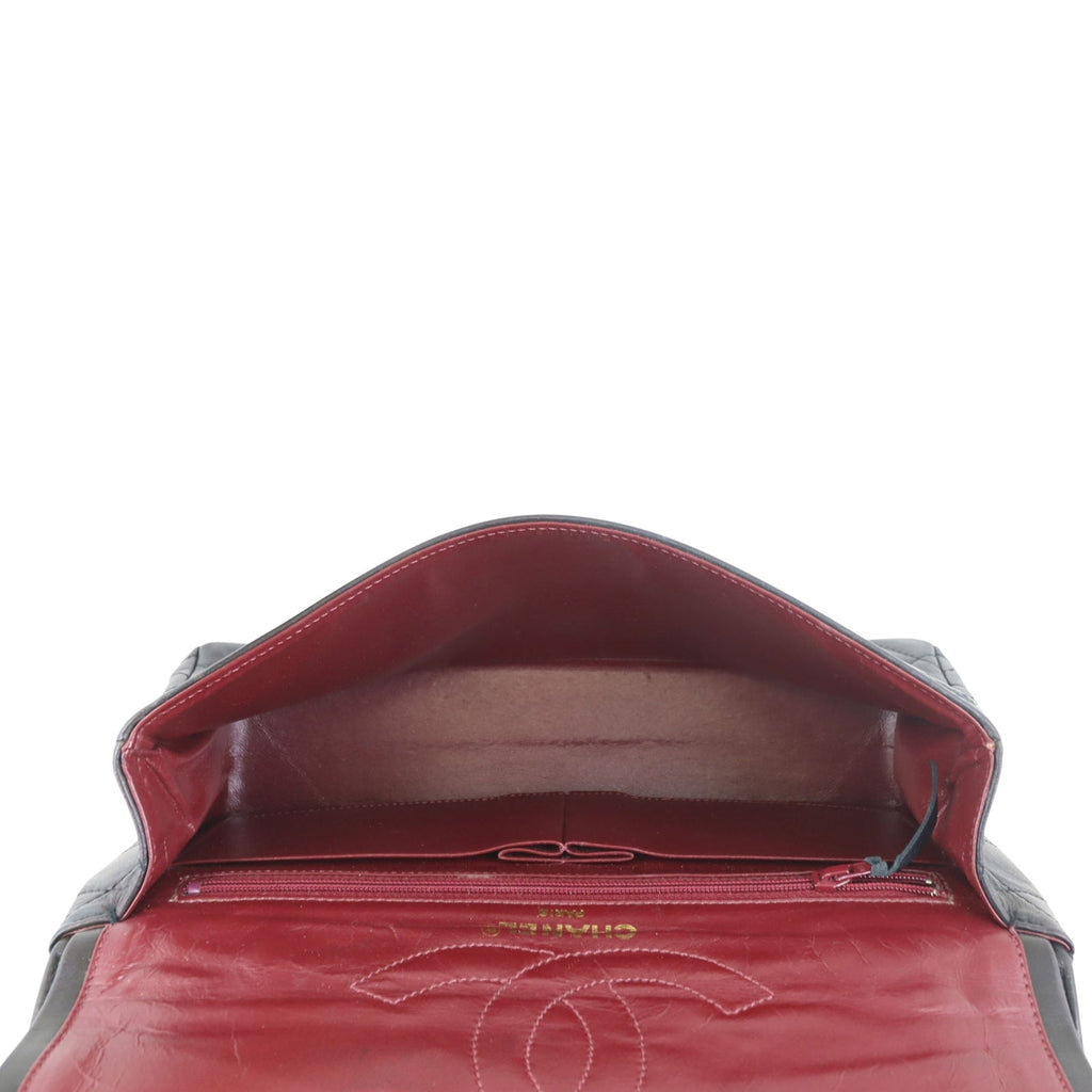 Chanel Two-Tone CC Double Flap Bag