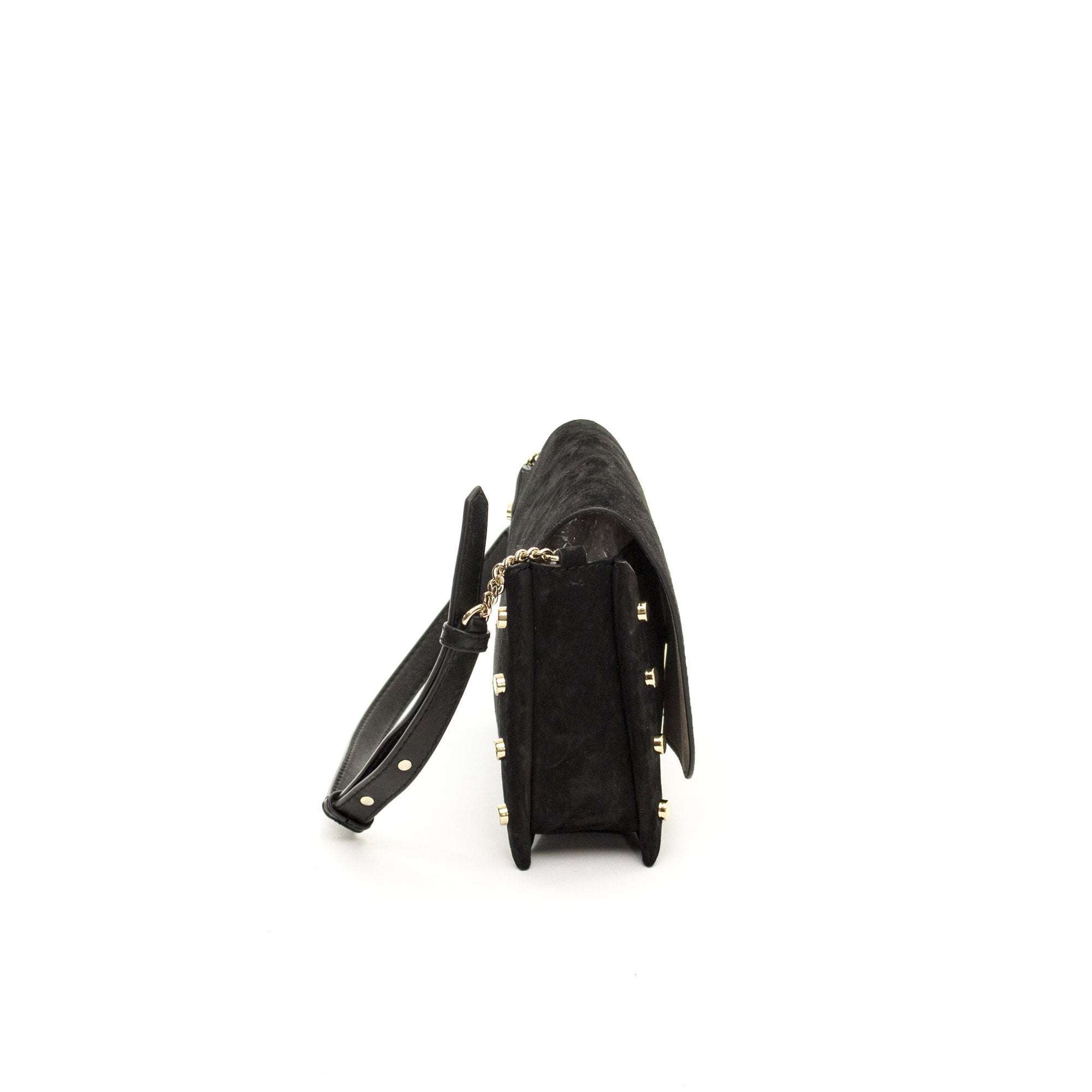 Jimmy Choo Cross Body Lockett  in Black, Suede