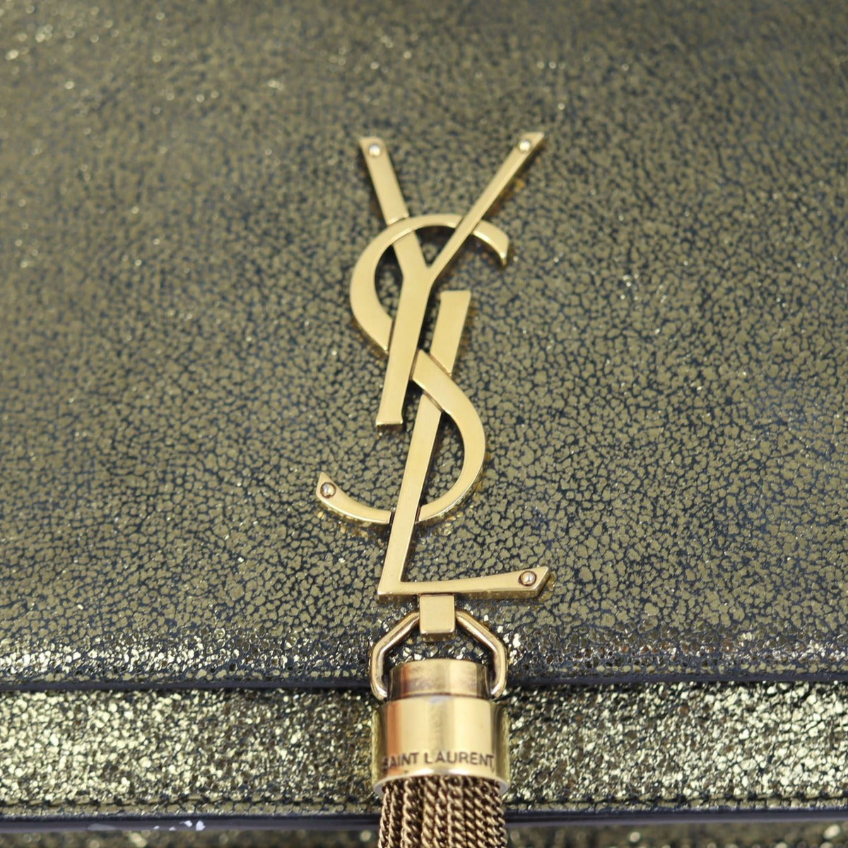 Saint Laurent Kate Tassel Chain Wallet
