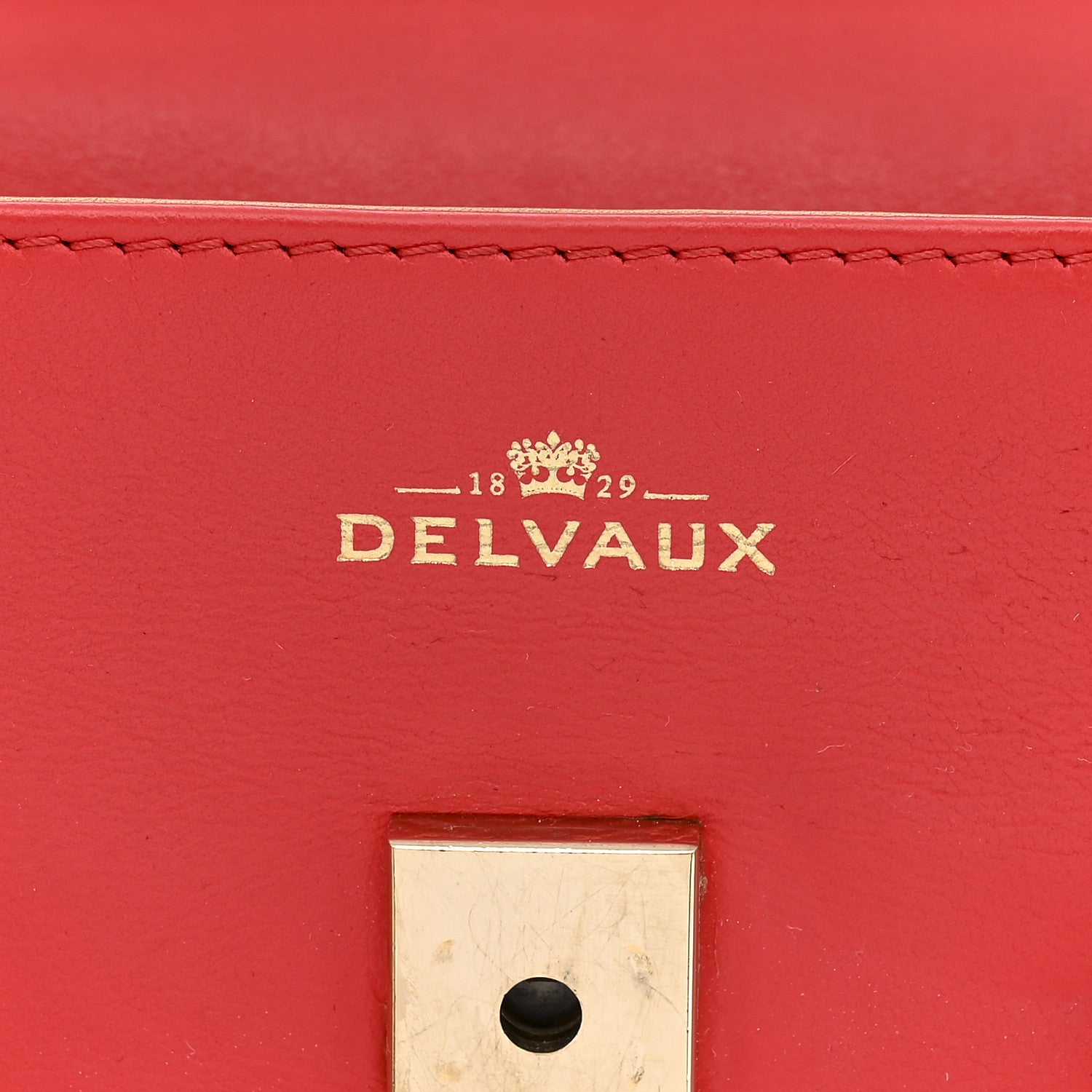 Calfskin MM Tempete Satchel Coral