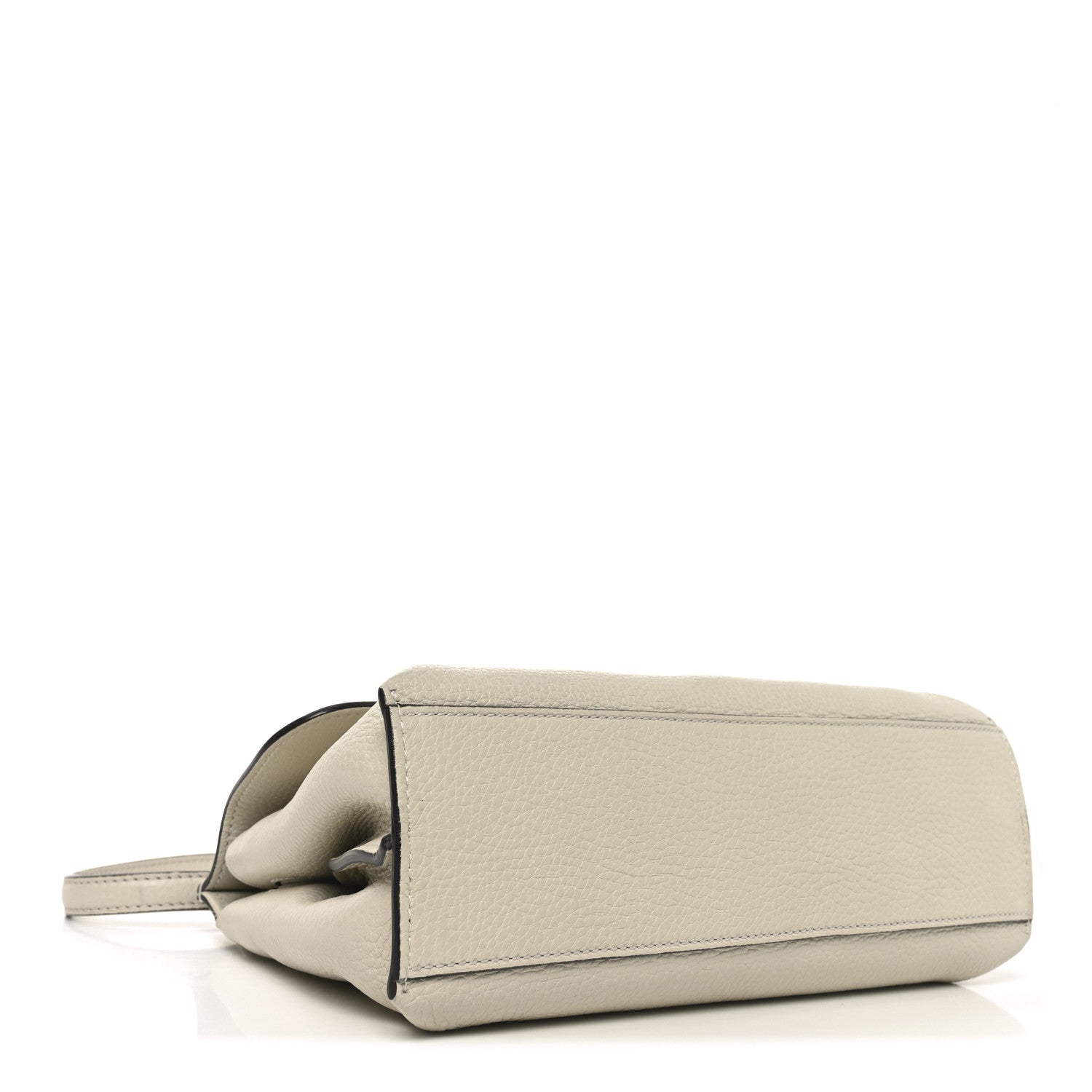 Cellarius Calfskin Small Bamboo Daily Top Handle Bag Mystic White