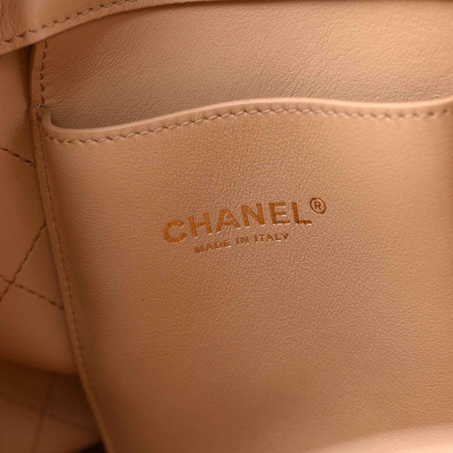 Calfskin Large Serial Shopper Tote Beige