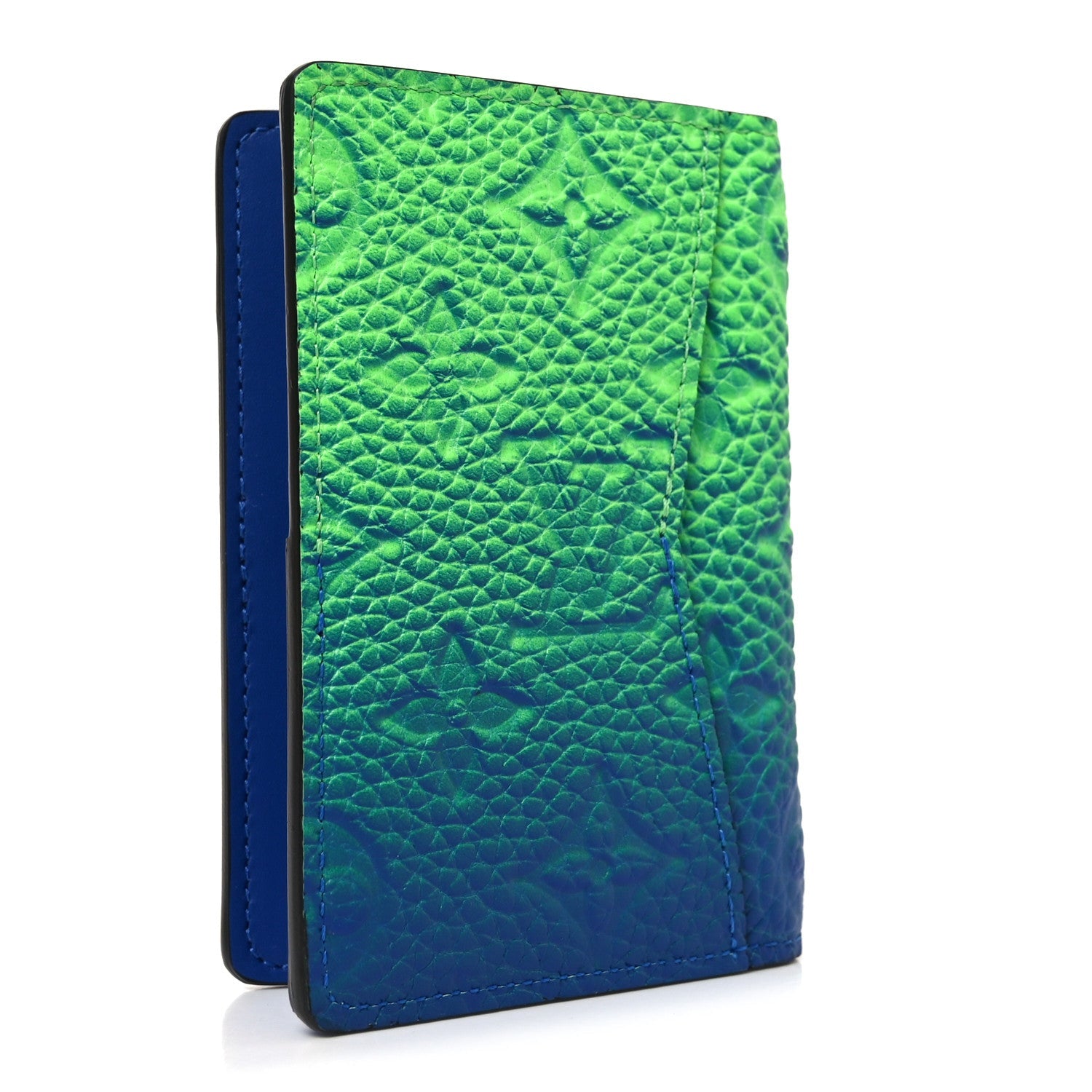 Taurillon Illusion Pocket Organizer Bleu Vert