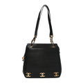 Caviar CC Shoulder Bag Black